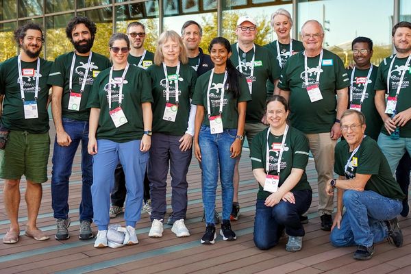 Mentors on Contribution Day at DrupalCon Barcelona