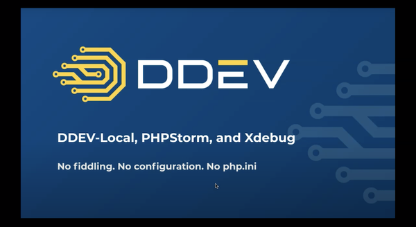 Still from video title matching this post, with the subtitle "No fiddling. No configuration. No php.ini"
